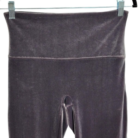 Spanx Gray Chrome Velvet Legging Women's XL - Picture 3 of 10